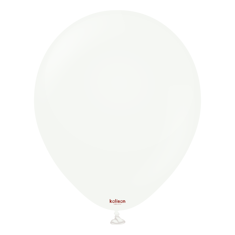 11" Helium-Filled Latex Balloon – White