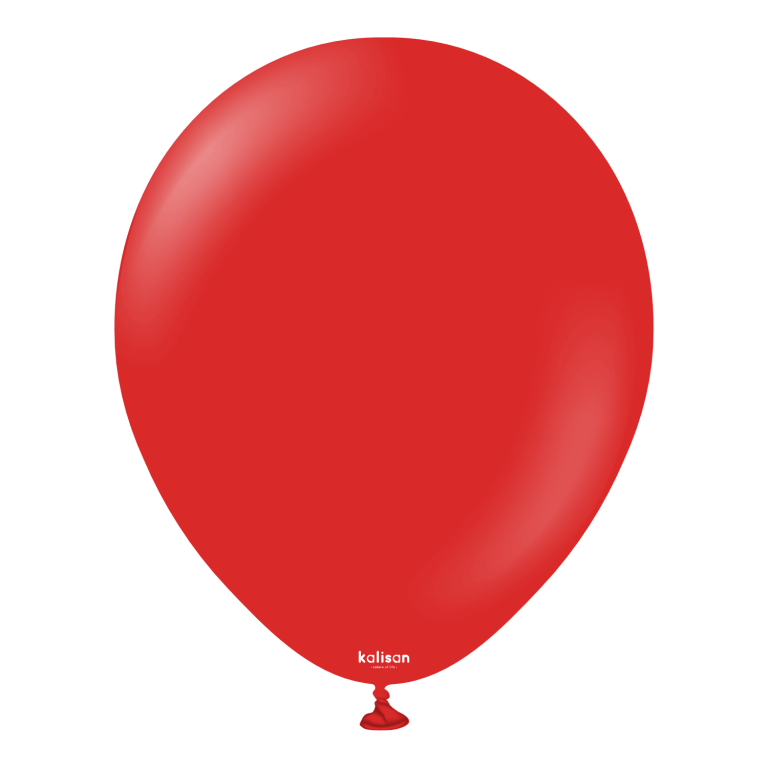11" Helium-Filled Latex Balloon – Red