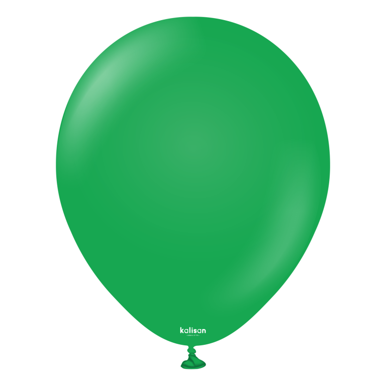 11" Helium-Filled Latex Balloon – Green