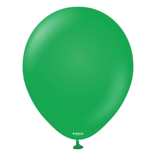 11" Helium-Filled Latex Balloon – Green
