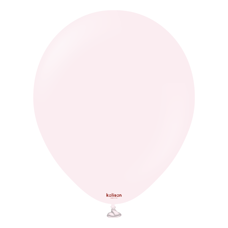 11" Helium-Filled Latex Balloon – Macaron Pale Pink