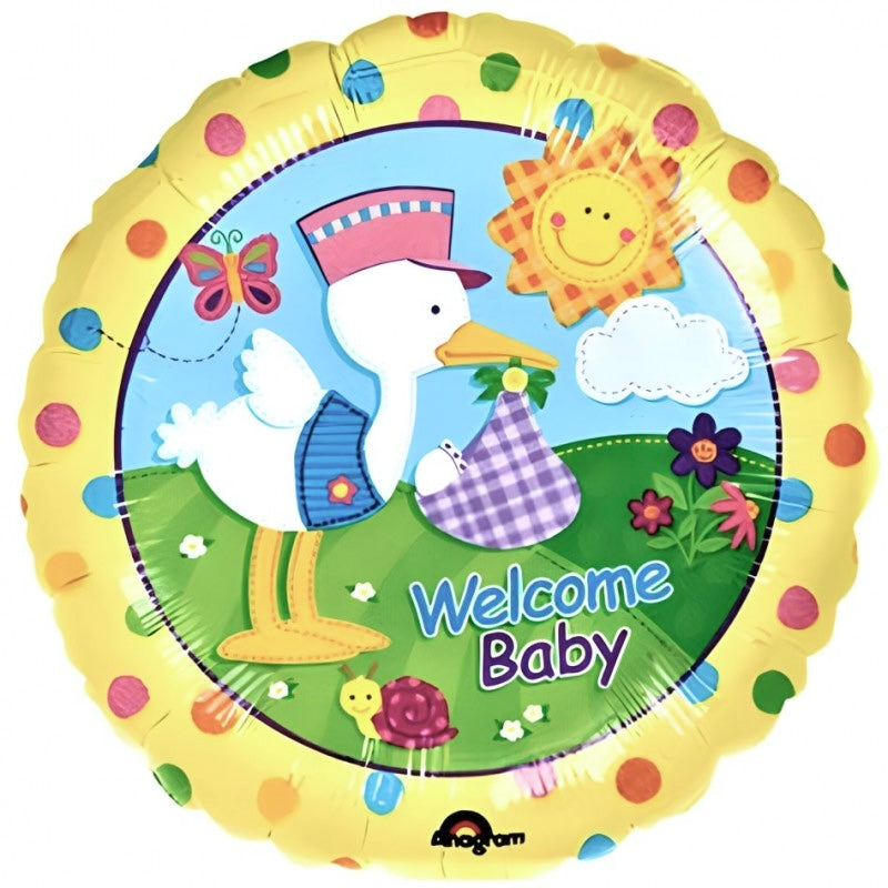 Welcome baby balloon