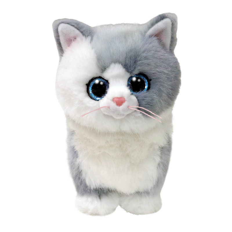 Furley Grey Cat Ty Plush