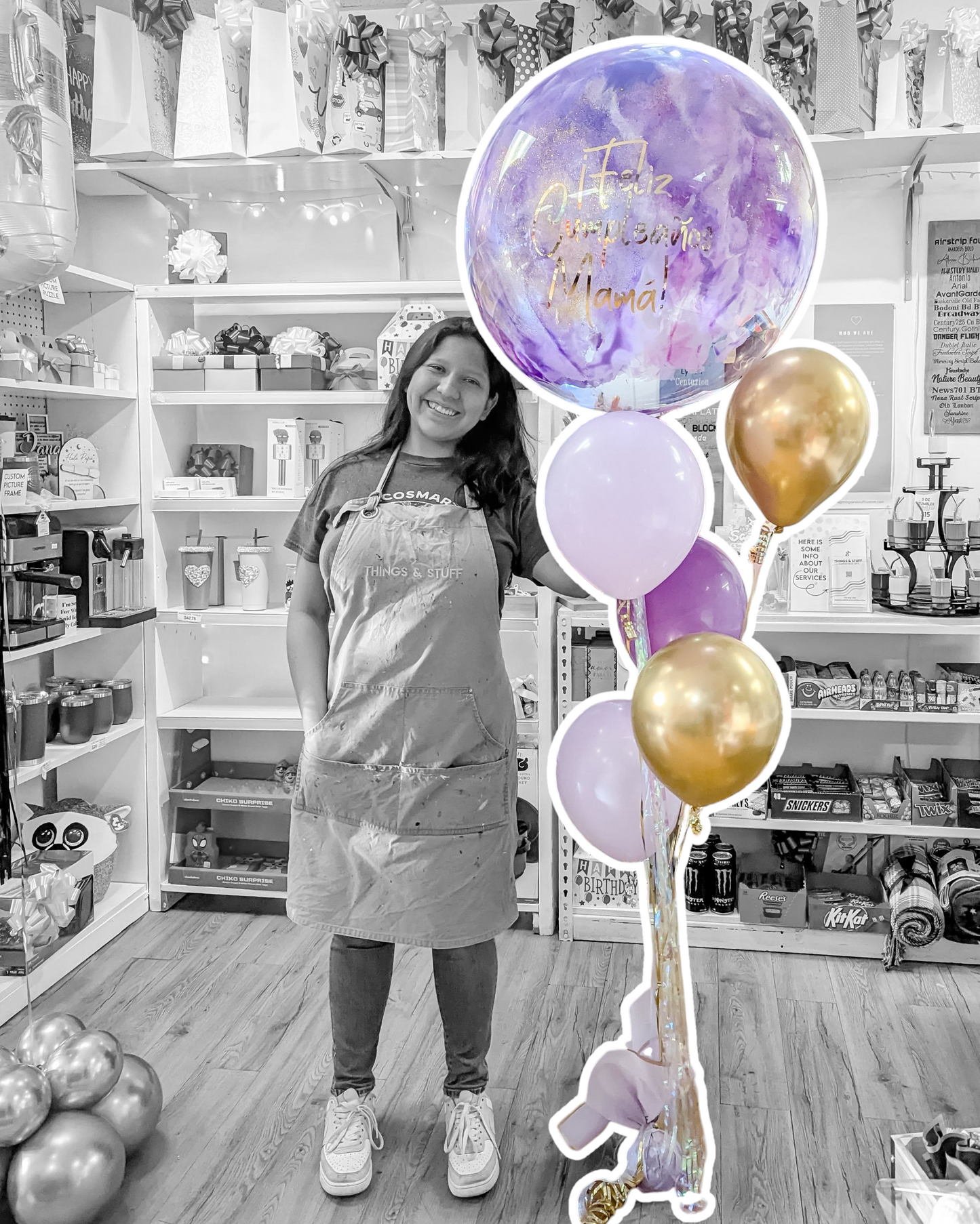 Jumbo Artsy Custom Balloon Helium