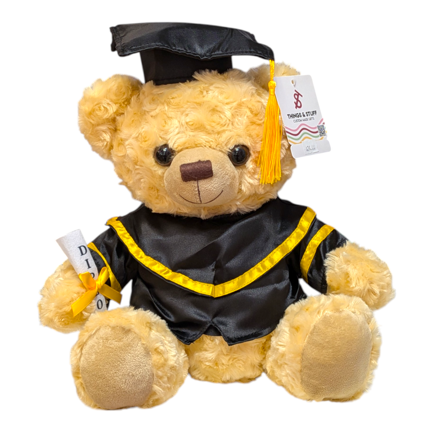 11" Graduation Teddy Bear β Cap, Gown & Diploma