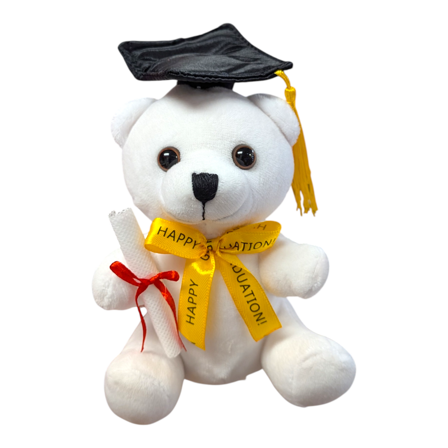 Mini Graduation Teddy Bear β 6.5" Happy Graduation Plush
