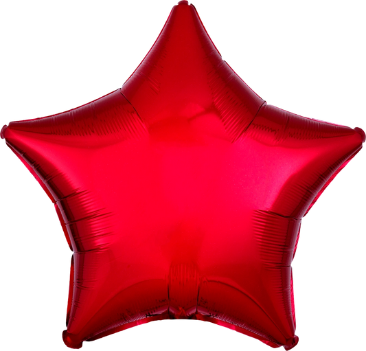 19" Anagram Star Foil Balloon – Helium-Filled for Local Pickup Only