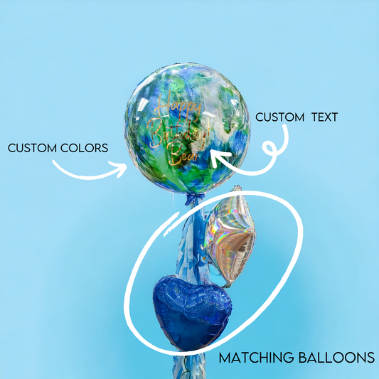 Jumbo Artsy Custom Balloon Helium