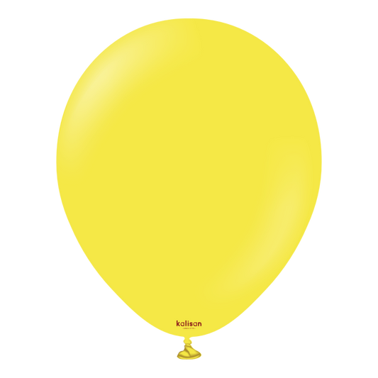 11" Helium-Filled Latex Balloon – Yellow