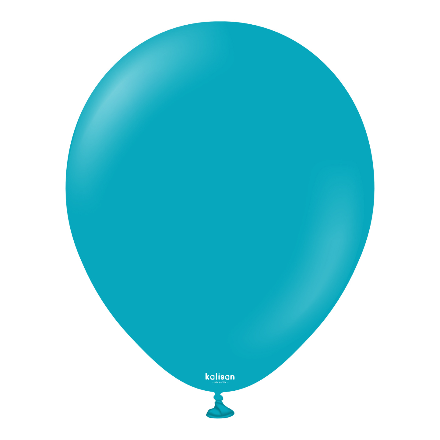 11" Helium-Filled Latex Balloon – Turquoise