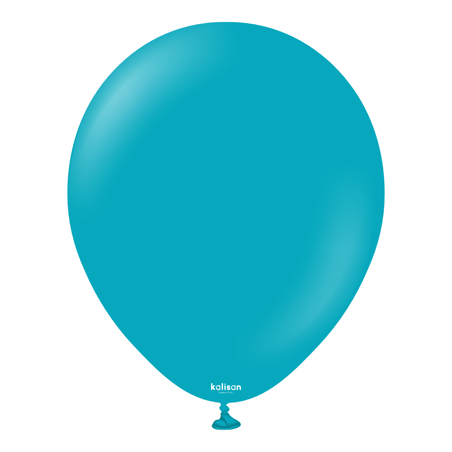 11" Helium-Filled Latex Balloon – Turquoise
