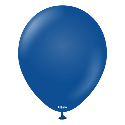 11" Helium-Filled Latex Balloon – Dark Blue