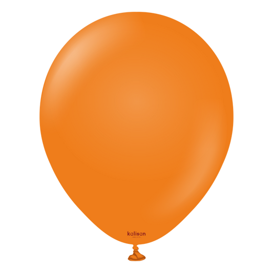 11" Helium-Filled Latex Balloon – Orange