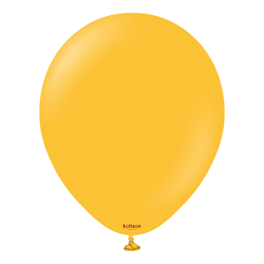 11" Helium-Filled Latex Balloon – Amber