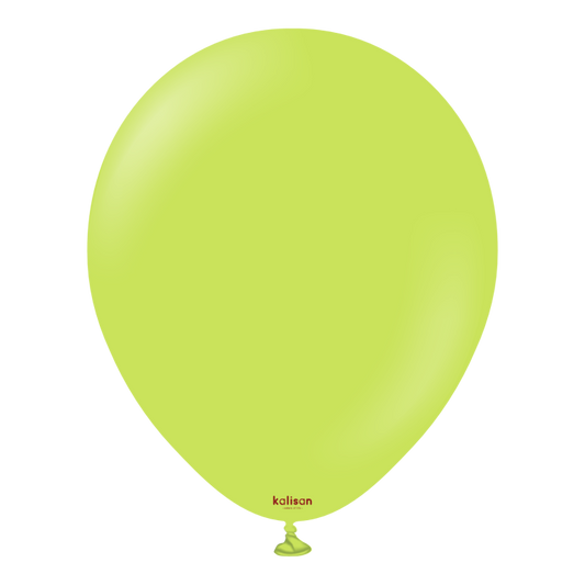 11" Helium-Filled Latex Balloon – Lime Green