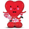 43-Inch Happy Heart AirLoonz - Air-Filled Balloon Decoration