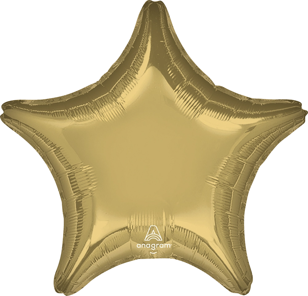 19" Anagram Star Foil Balloon – Helium-Filled for Local Pickup Only