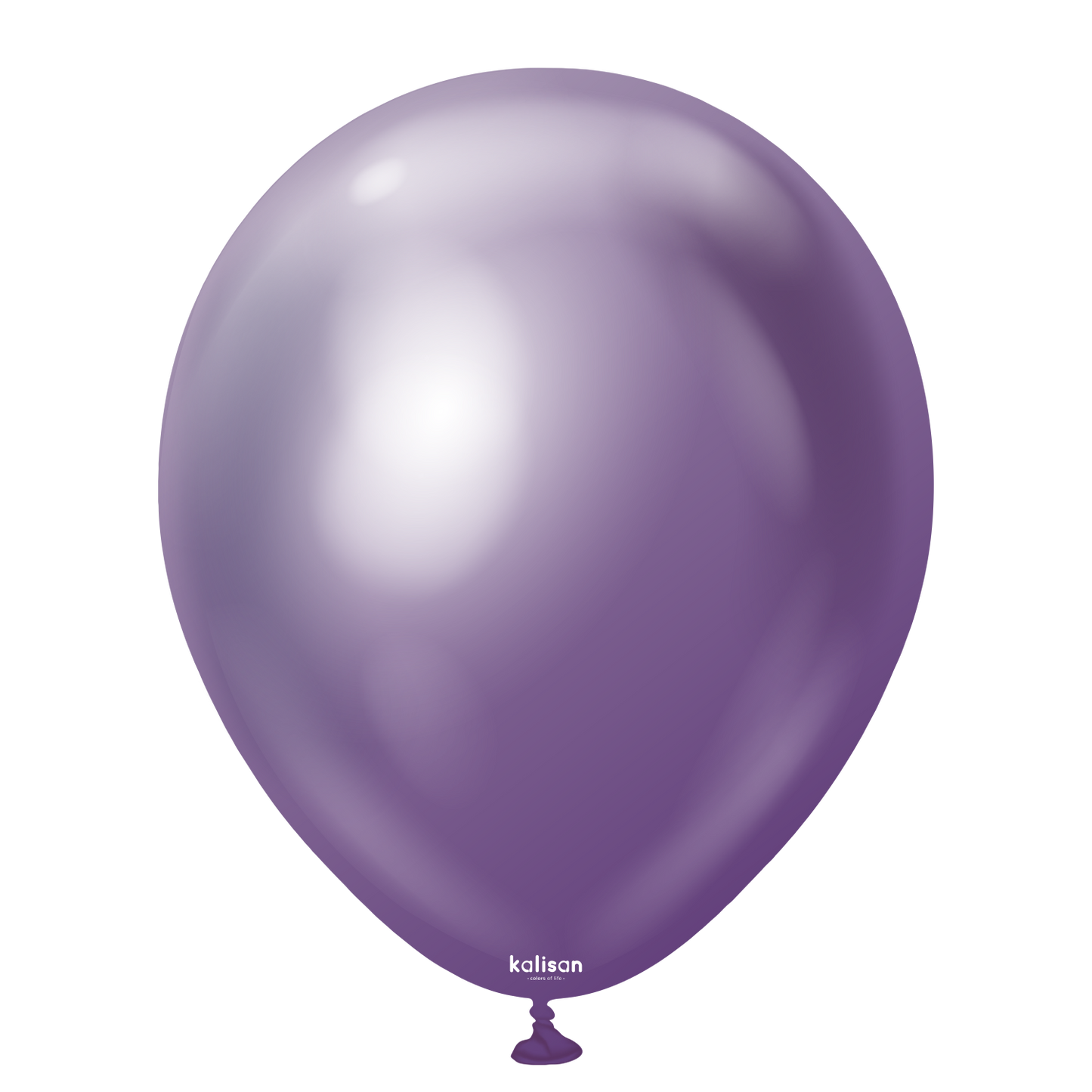 11" Helium-Filled Latex Balloon – Mirror Violet