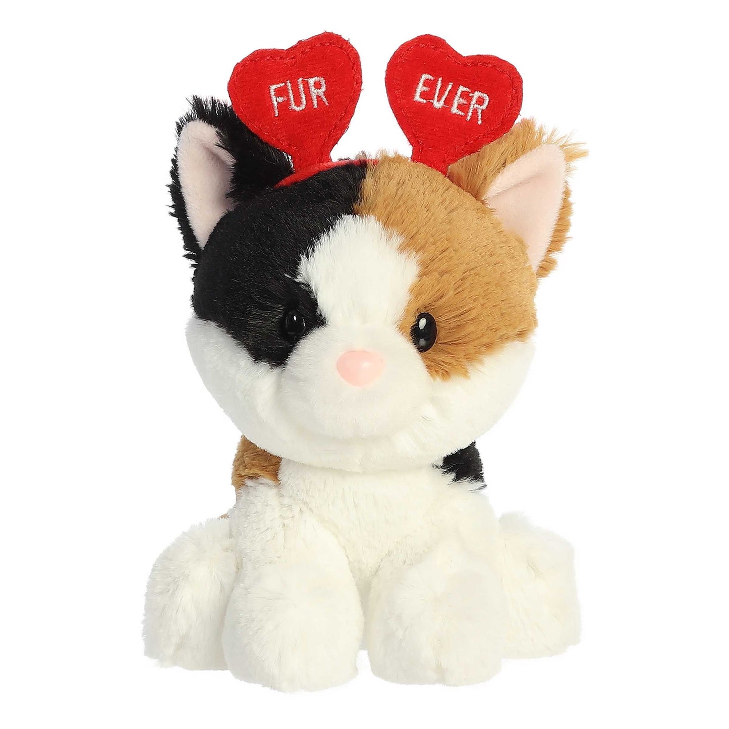 Aurora® Love On The Mind™ 6" Furever Calico Cat™ – Adorable Plush Companion