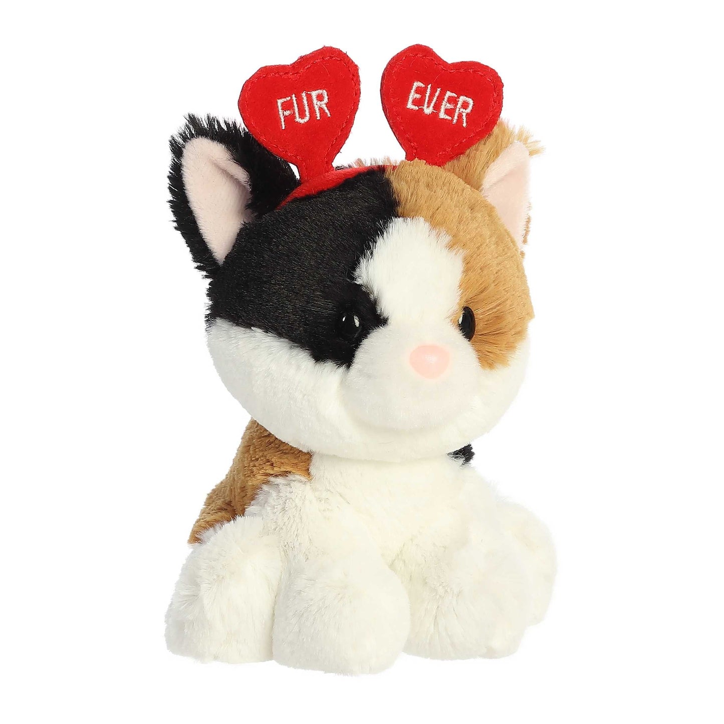 Aurora® Love On The Mind™ 6" Furever Calico Cat™ – Adorable Plush Companion