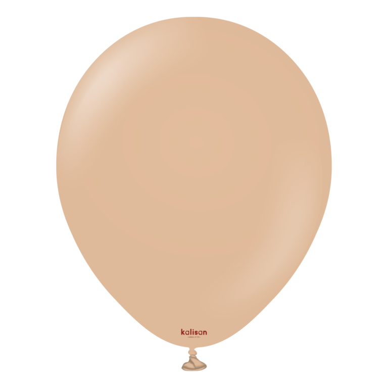 11" Helium-Filled Latex Balloon – Desert Sand