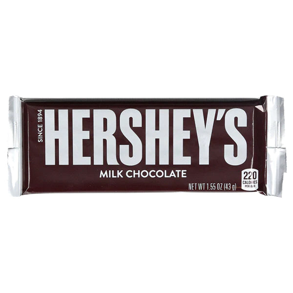 Hersheys Milk Chocolate Candy 1.55oz