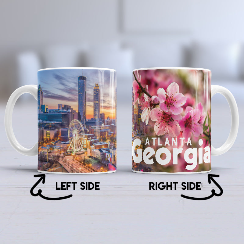 Atlanta Georgia Coffee Mug – 11oz Ceramic Souvenir Cup