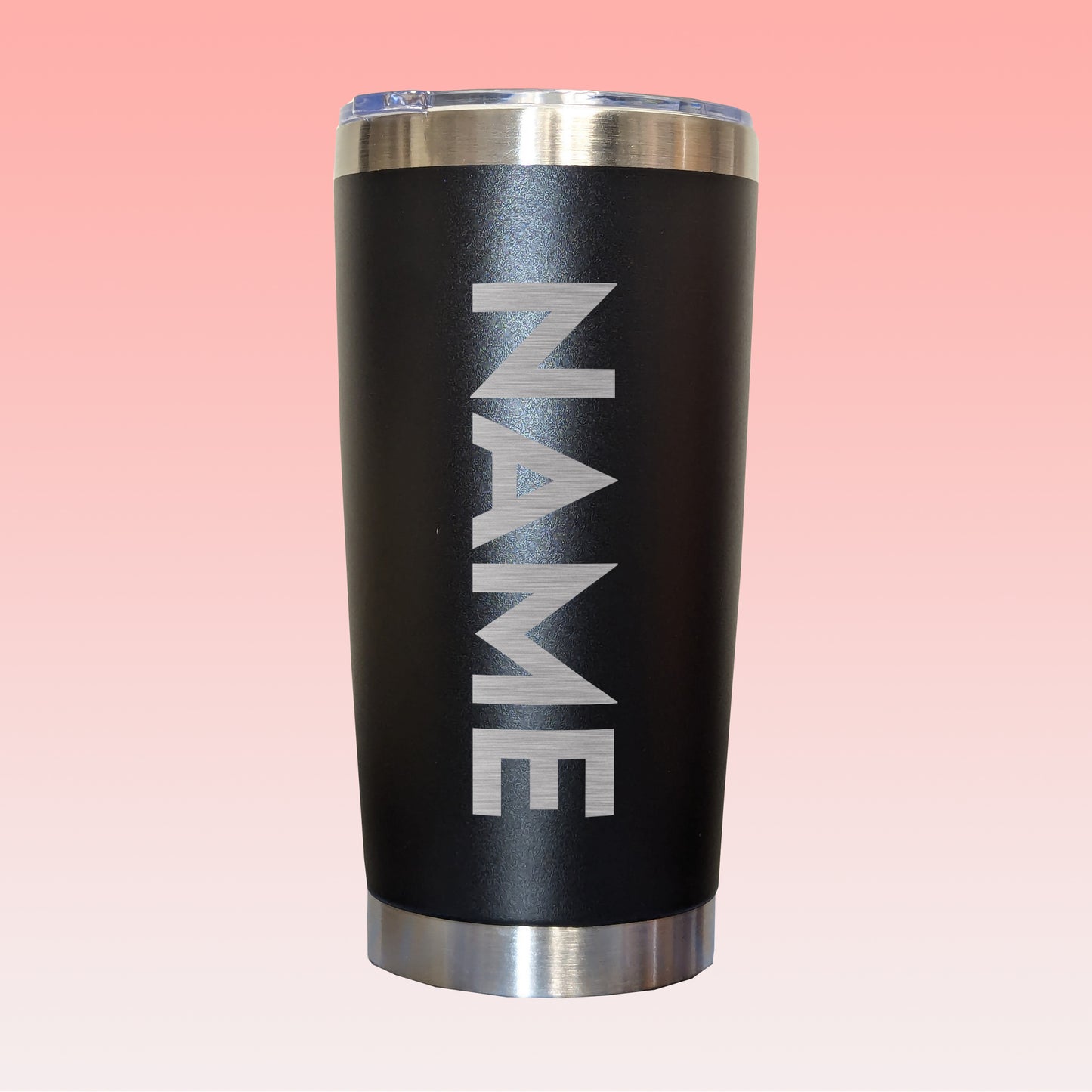 20oz laser name engraved tumbler