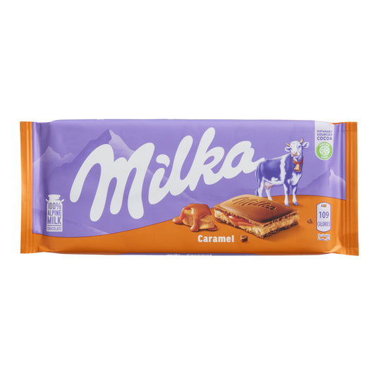 Milka Caramel Chocolate Bar