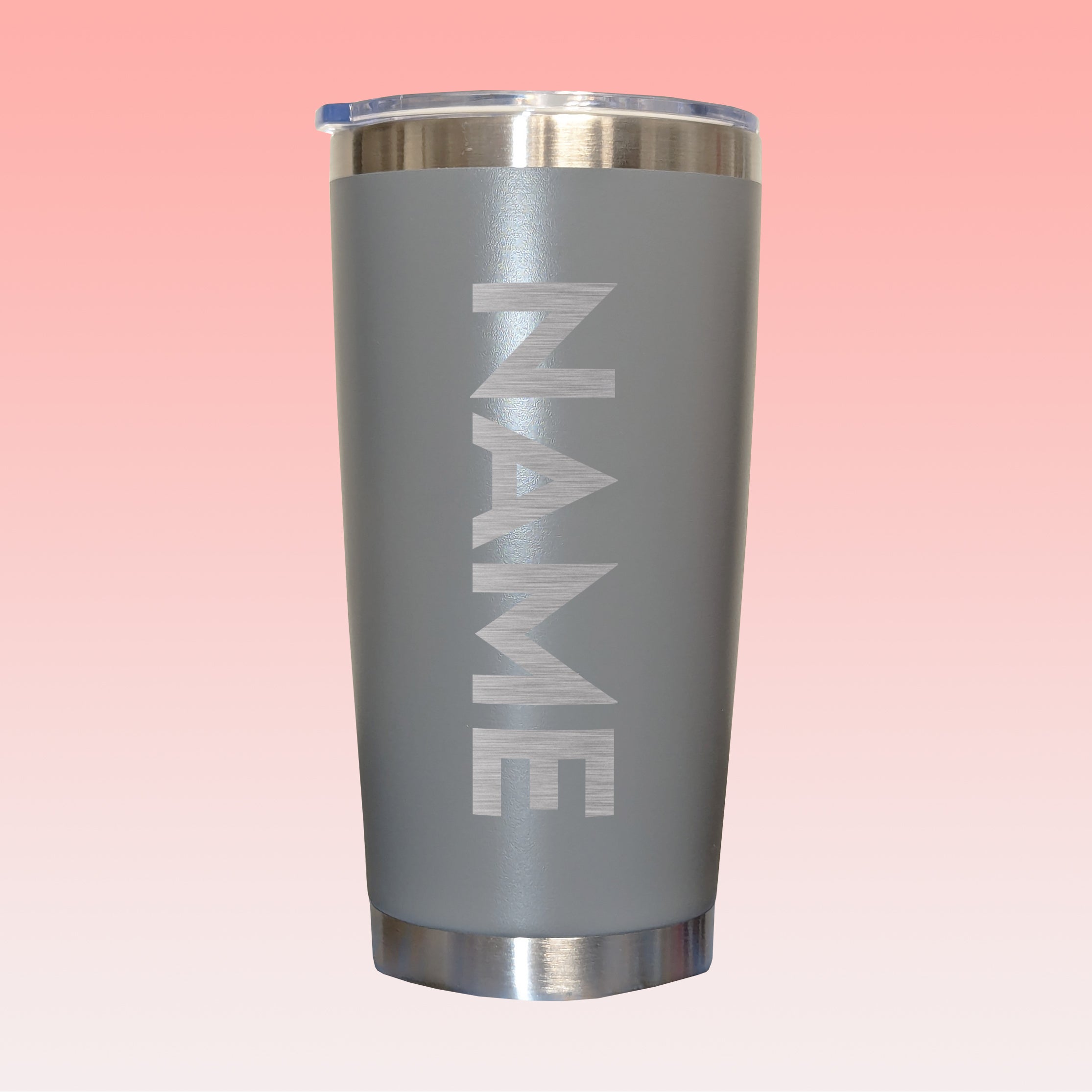 20oz laser name engraved tumbler