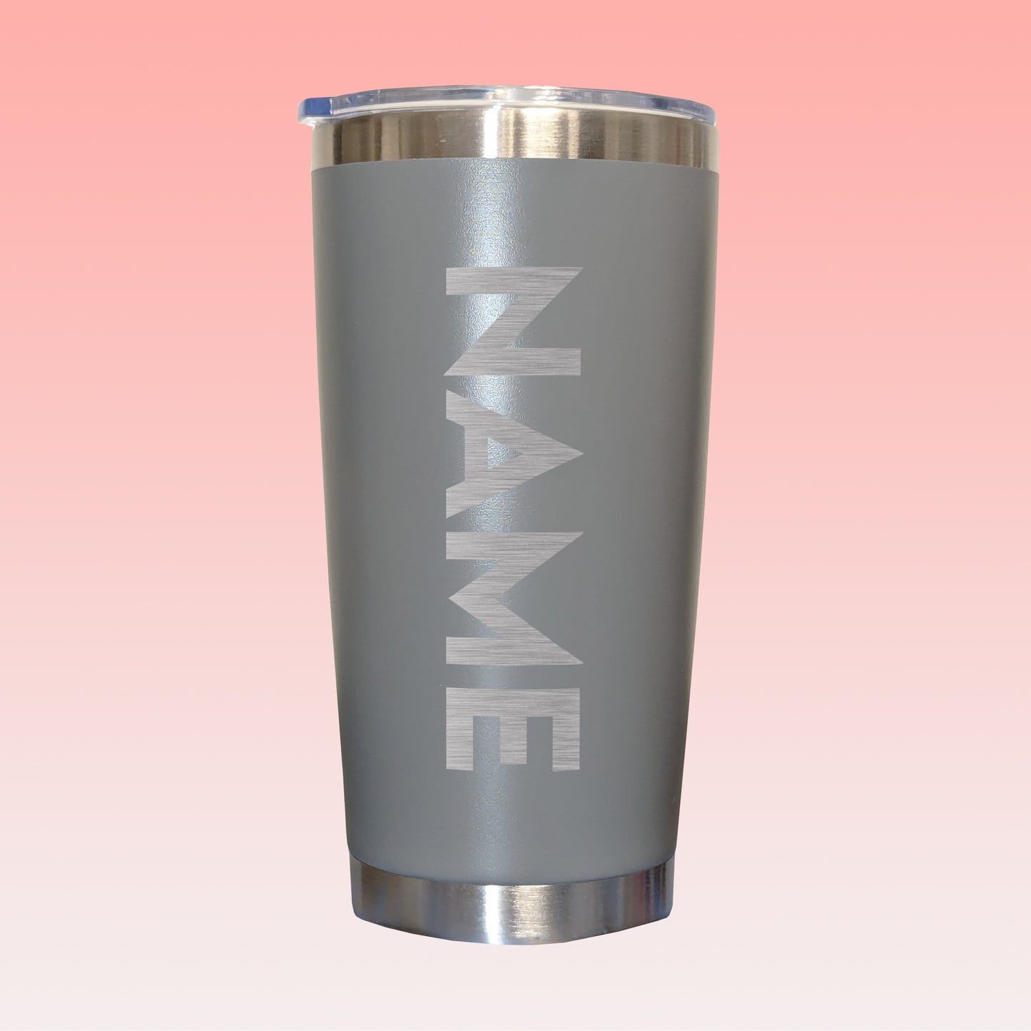 20oz laser name engraved tumbler