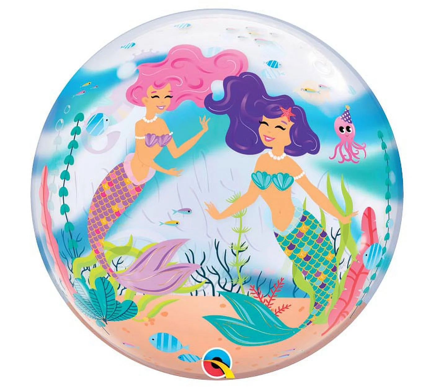 Happy Birthday mermaid balloon