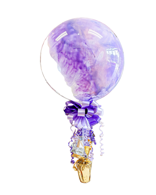 Custom Purple Balloon Gift