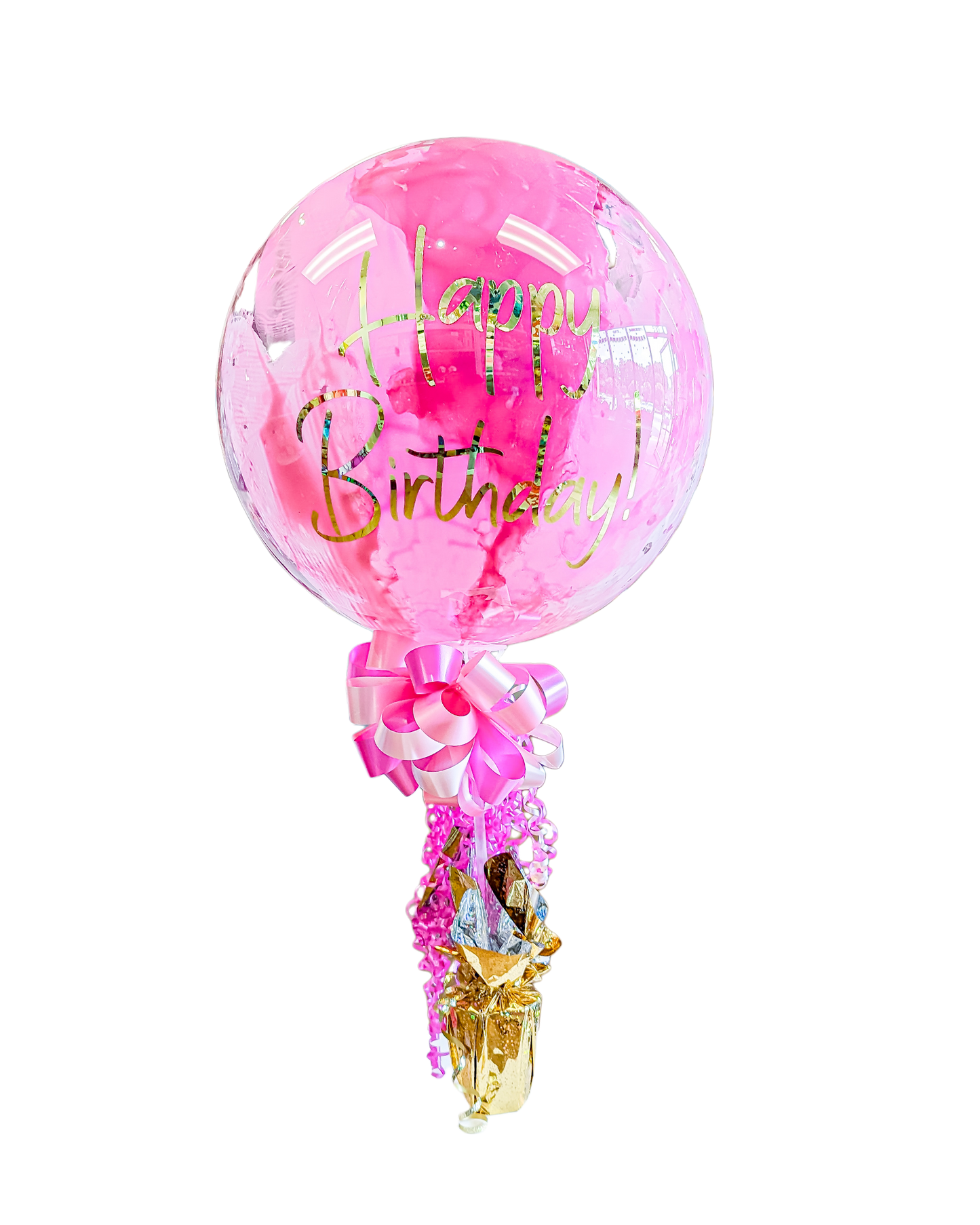 Custom Pink Balloon Gift