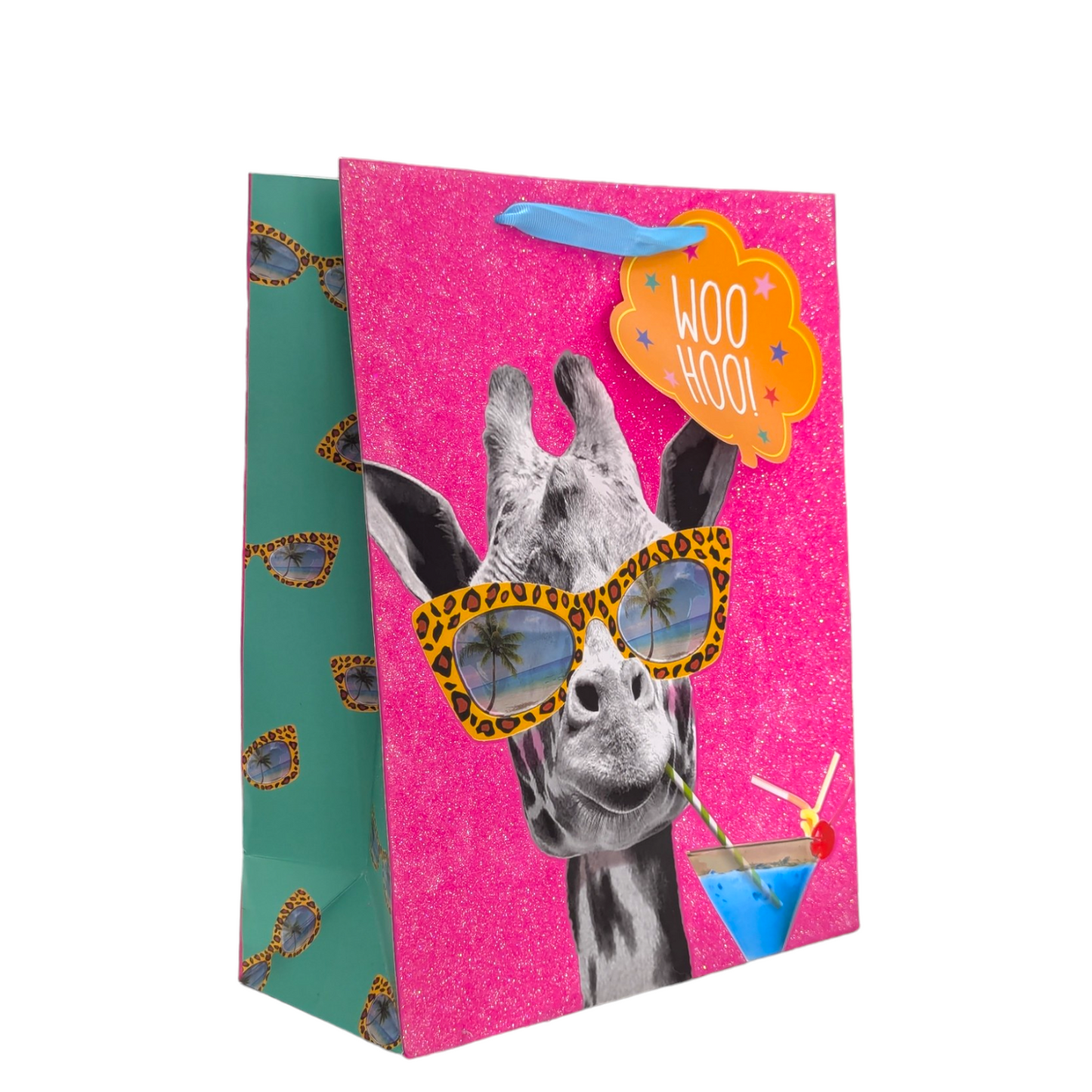 Animal Party Gift Bag – Fun Designs with Glitter and Holographic Effects