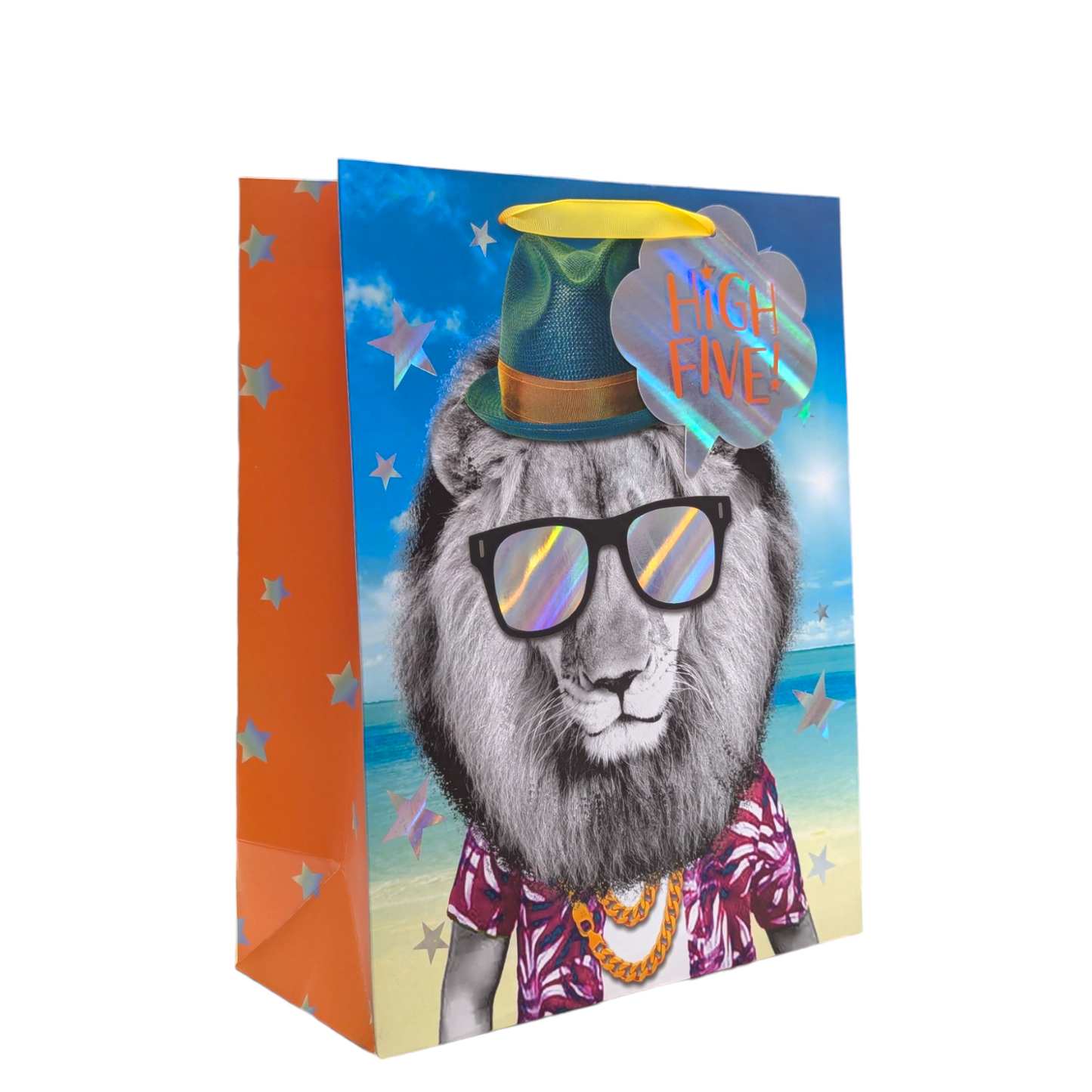 Animal Party Gift Bag – Fun Designs with Glitter and Holographic Effects