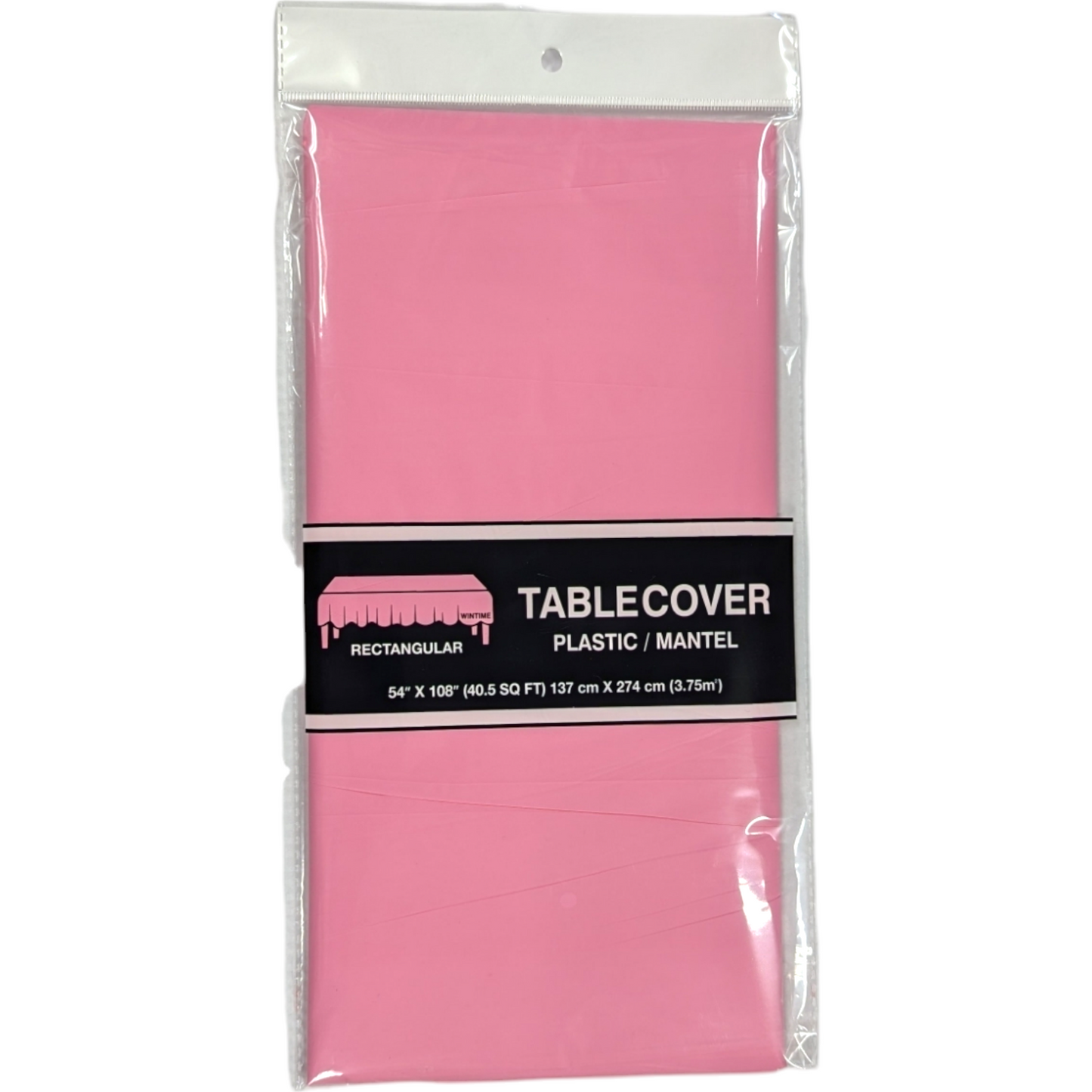 Plastic party table covers 54”x108”