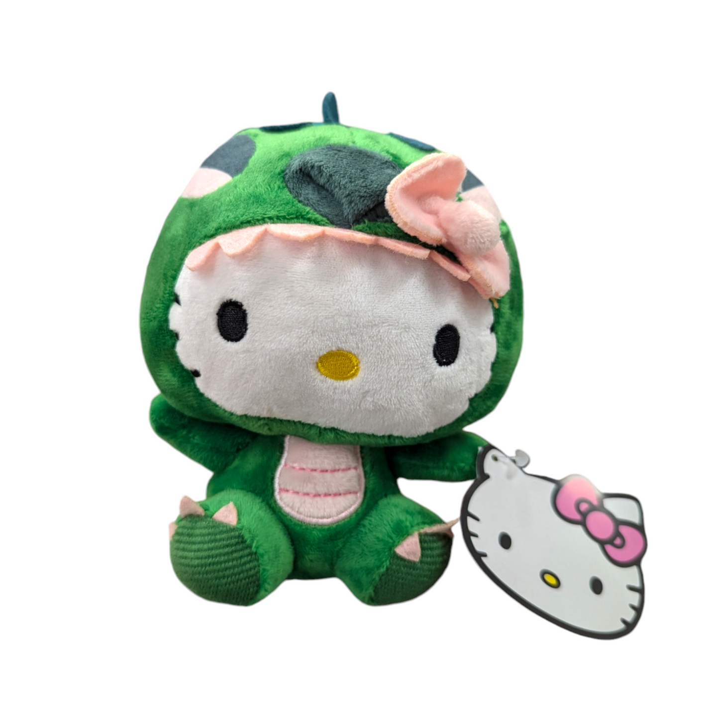 6.5" Hello Kitty dinosaur Plush by Fiesta and Sanrio – Soft Collectible Toy