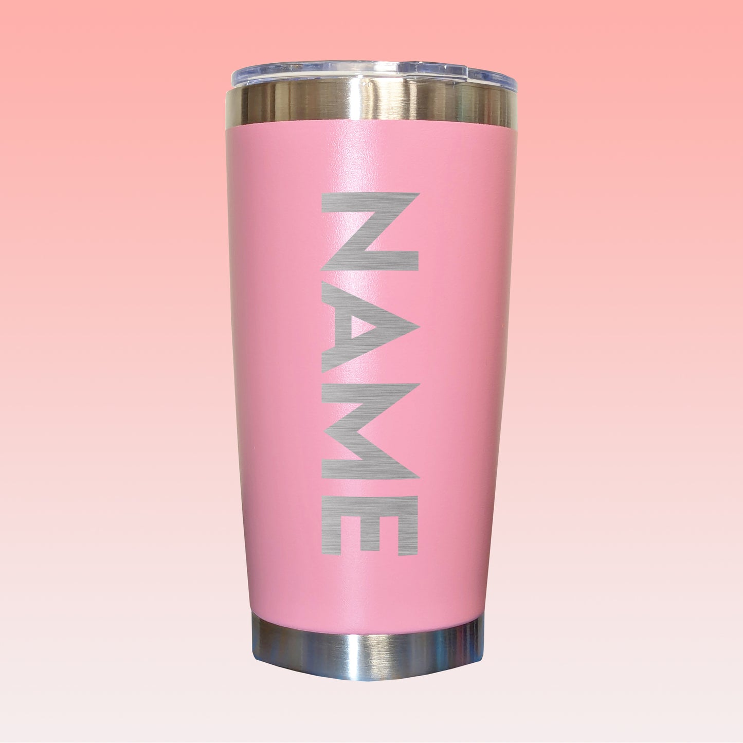 20oz laser name engraved tumbler