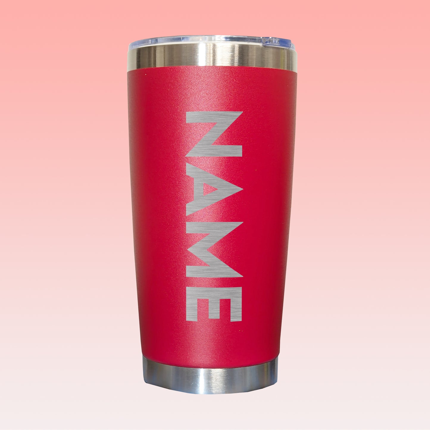 20oz laser name engraved tumbler