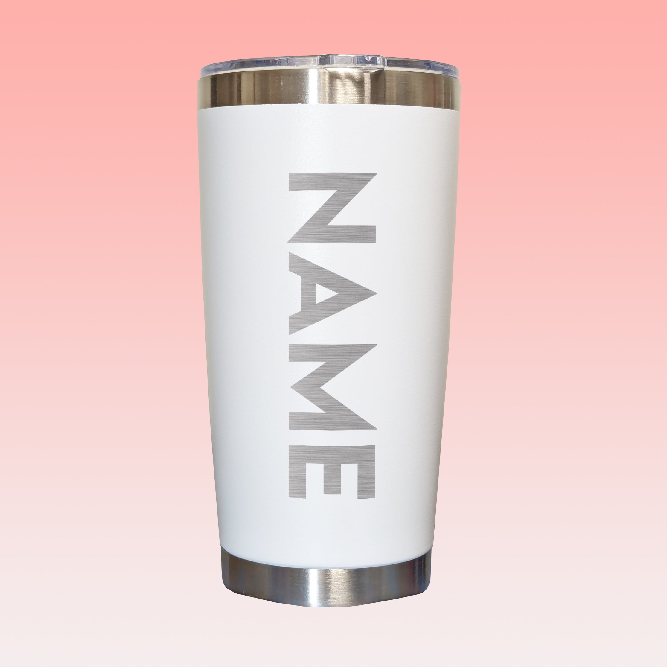 20oz laser name engraved tumbler