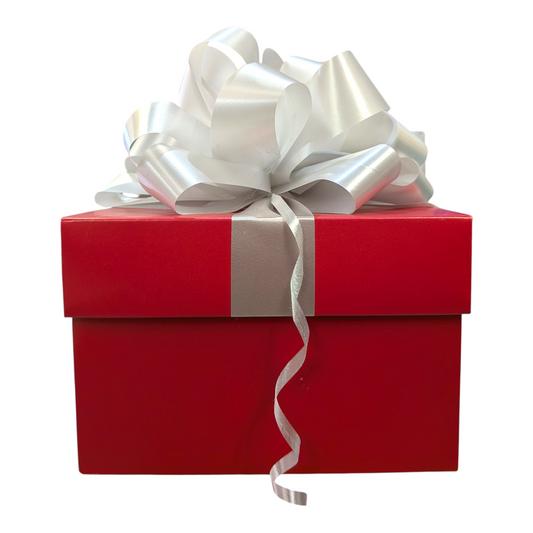 Gift Box with Handmade Pompom Bow — 6" x 4" Box | Ready to Gift