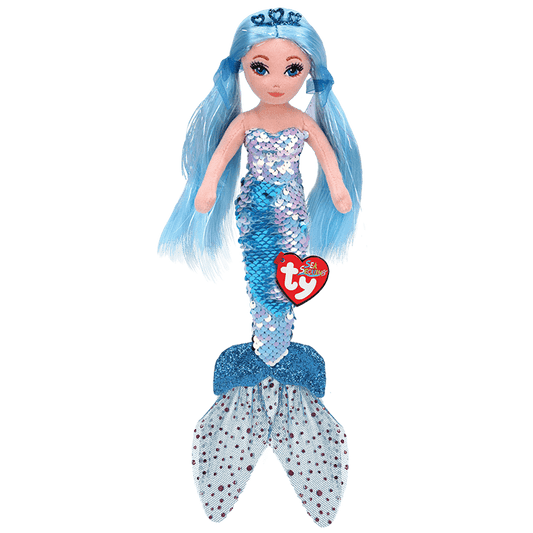 Indigo SEQUIN BLUE MERMAID TY Plush